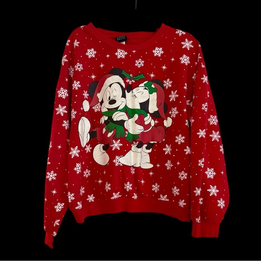 Disney Mickey and Minnie Christmas Sweatshirt. Size XXL